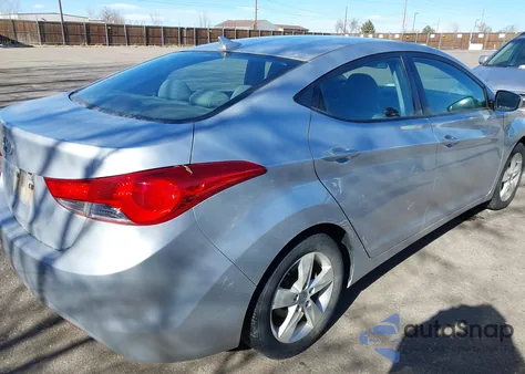 2012 Hyundai Elantra Gls from USA, damaged, VIN 5NPDH4AE6CH062148